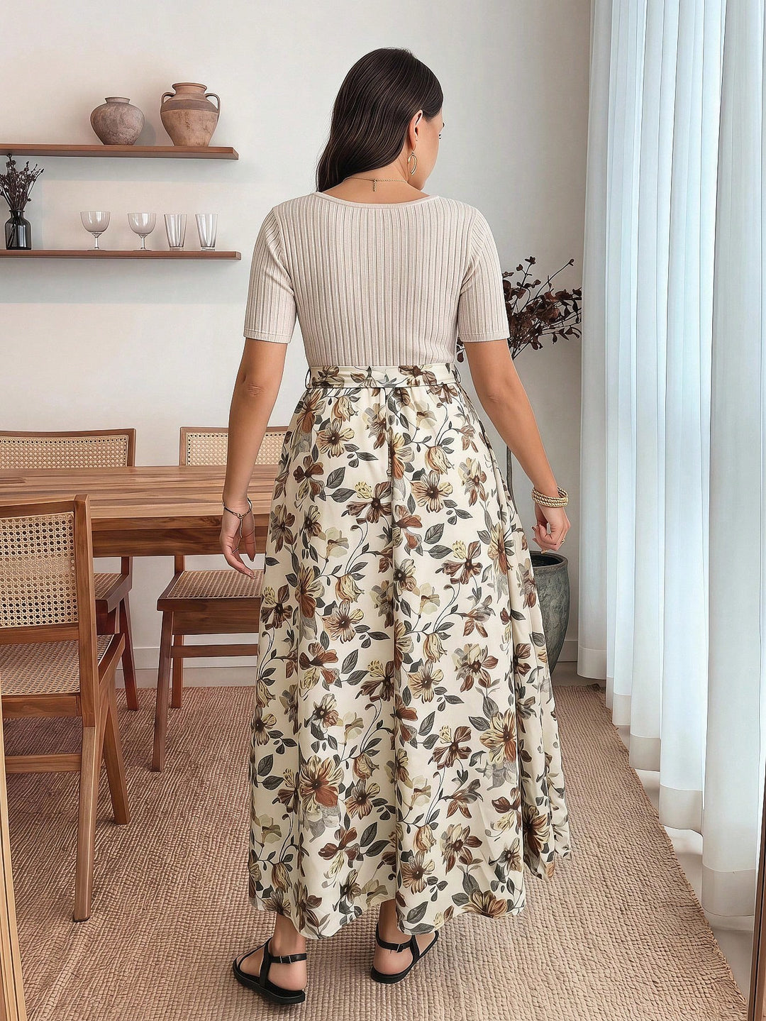 Rochie SHEIN, mix culori