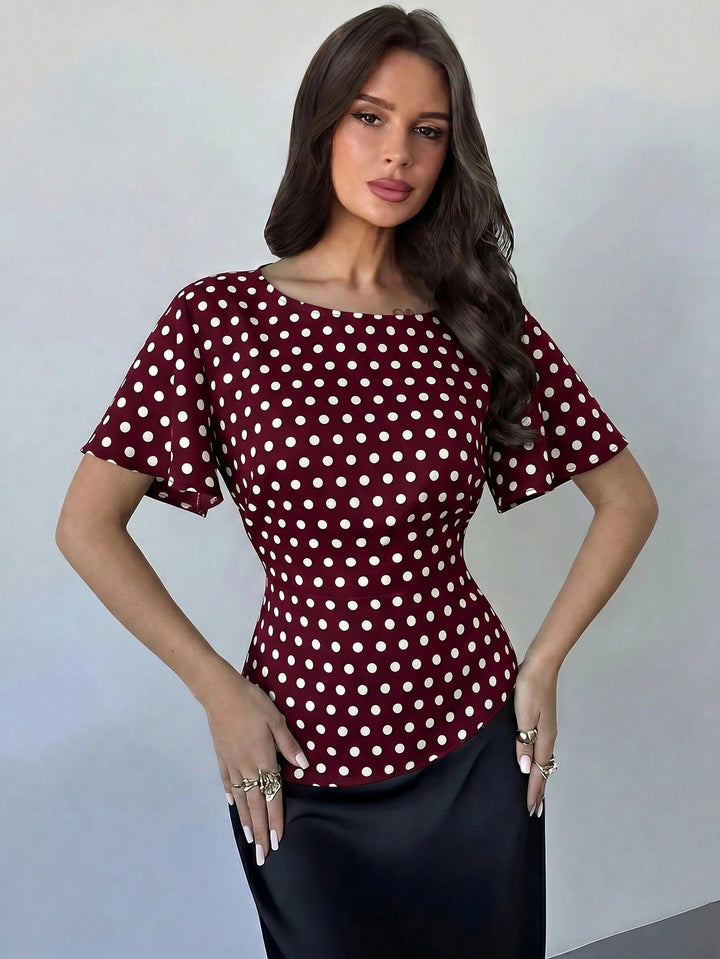 Bluza SHEIN, vișiniu