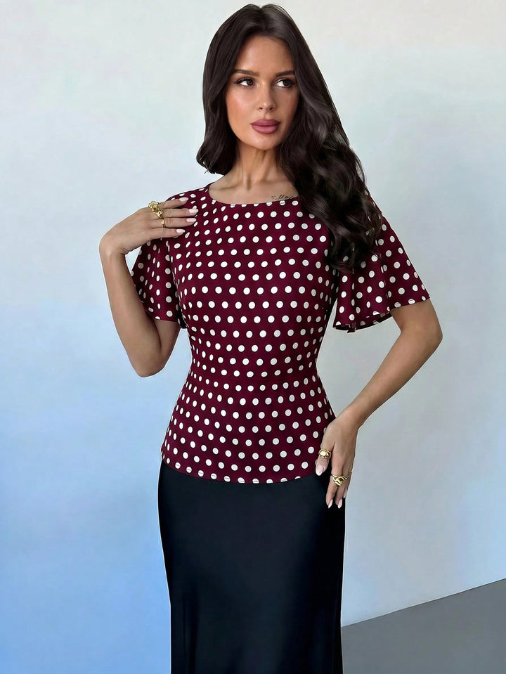 Bluza SHEIN, vișiniu