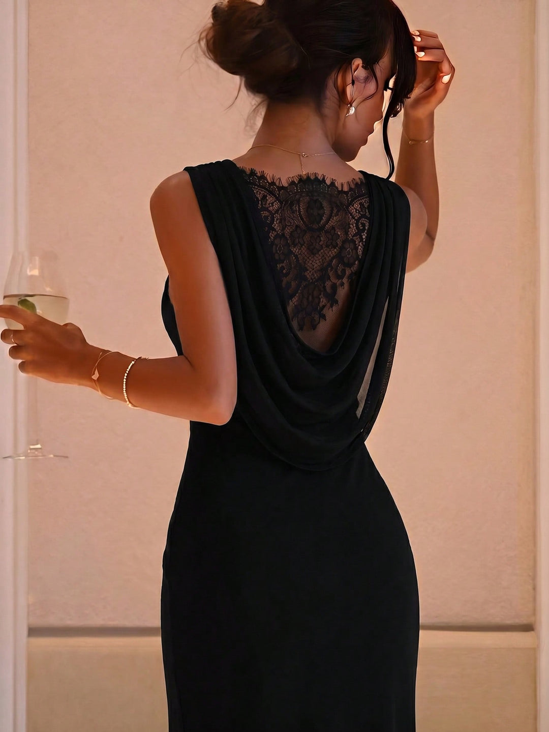 Rochie maxi SHEIN, negru