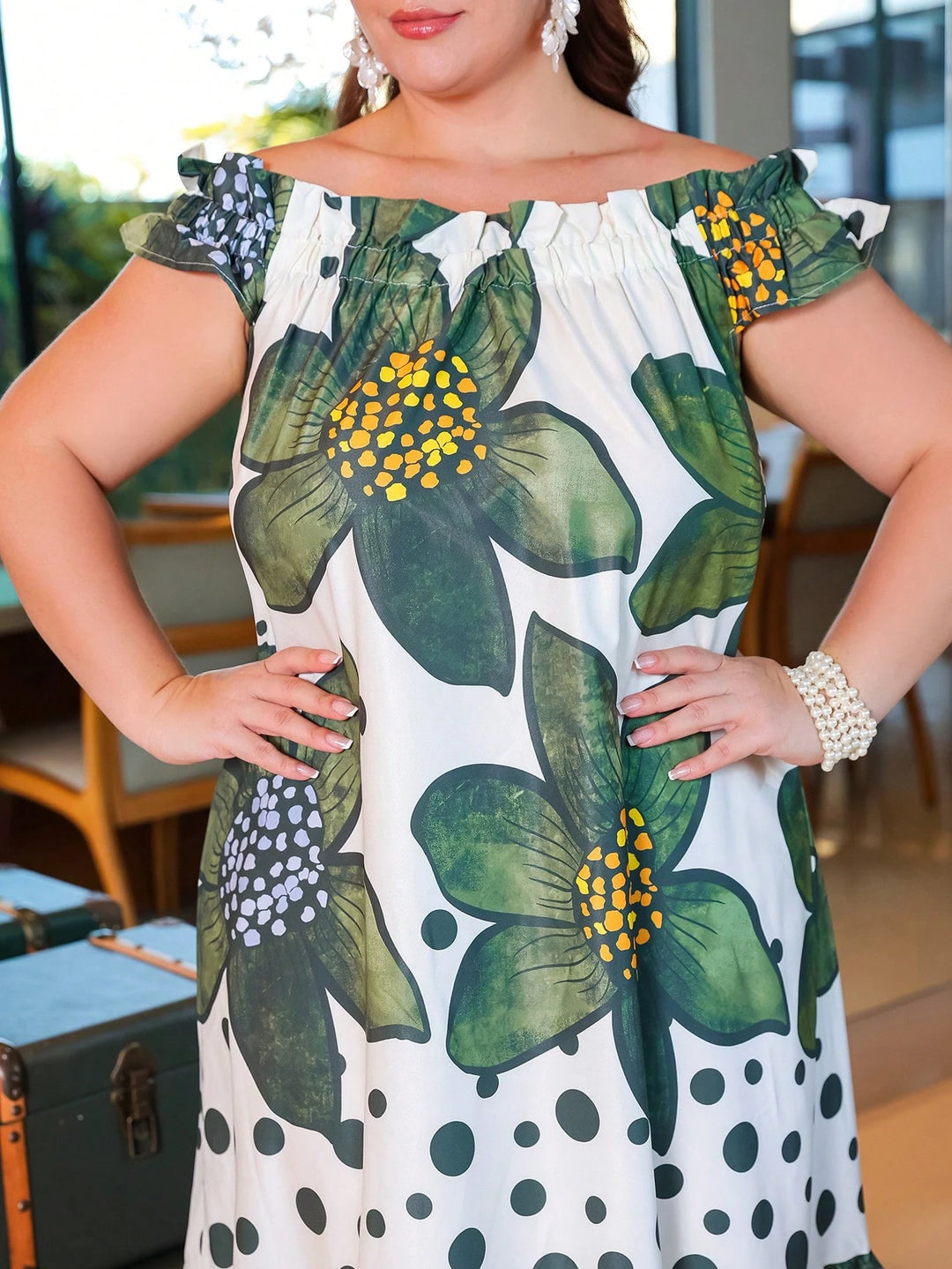 Rochie maxi SHEIN, mix culori