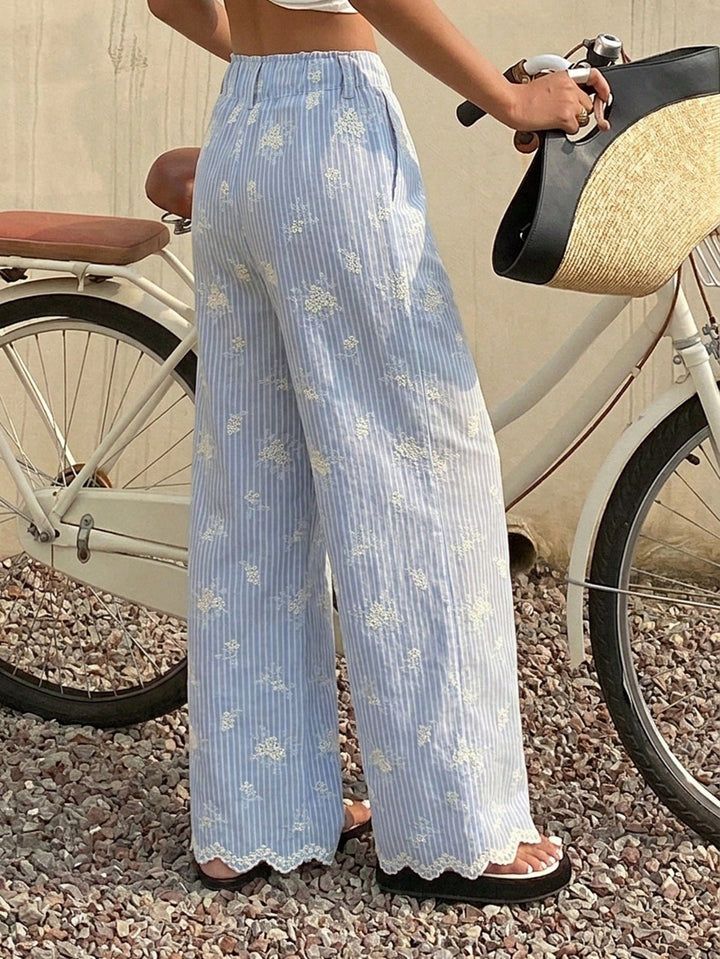 Pantaloni SHEIN, albastru