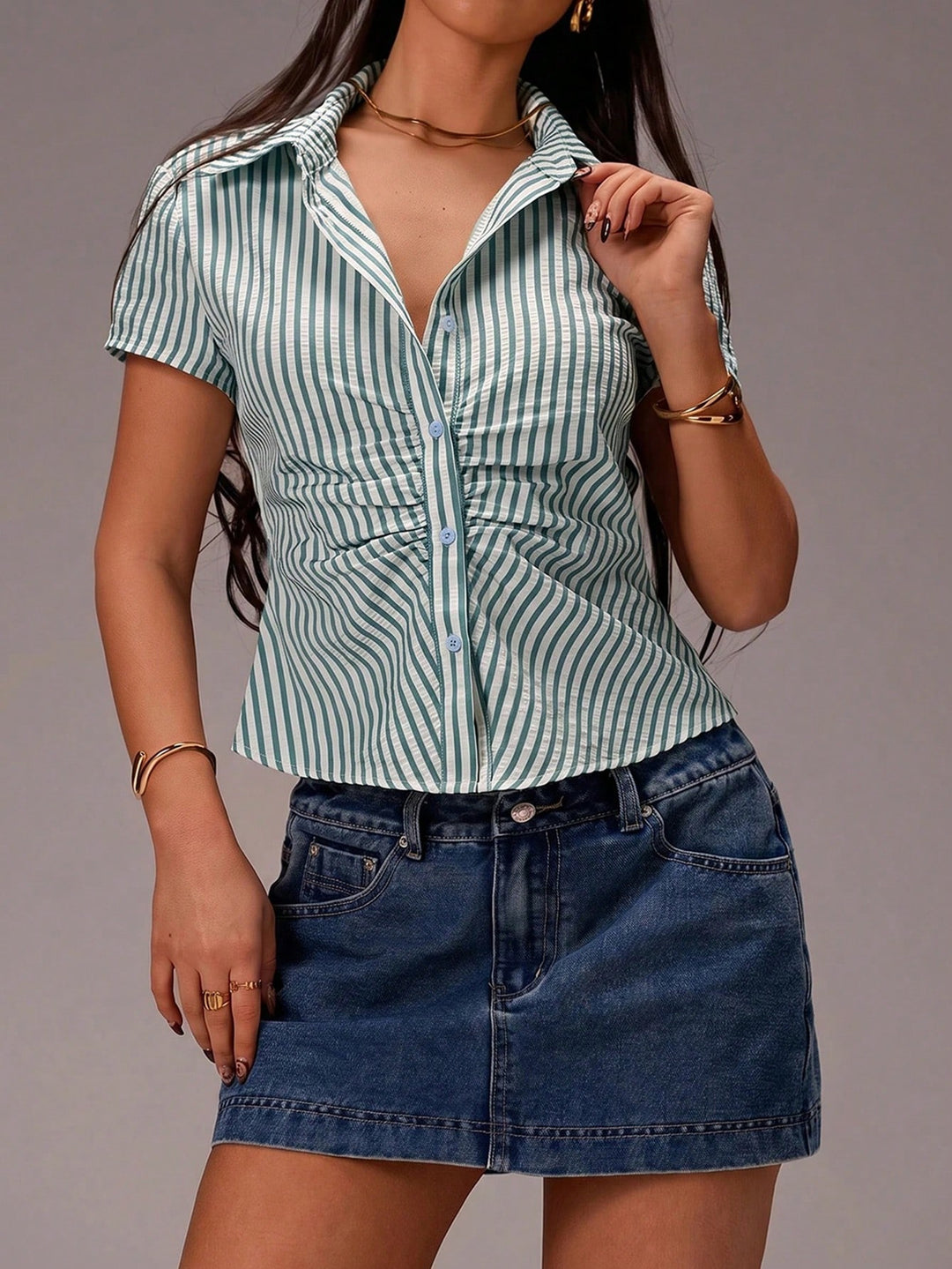 Top SHEIN, albastru