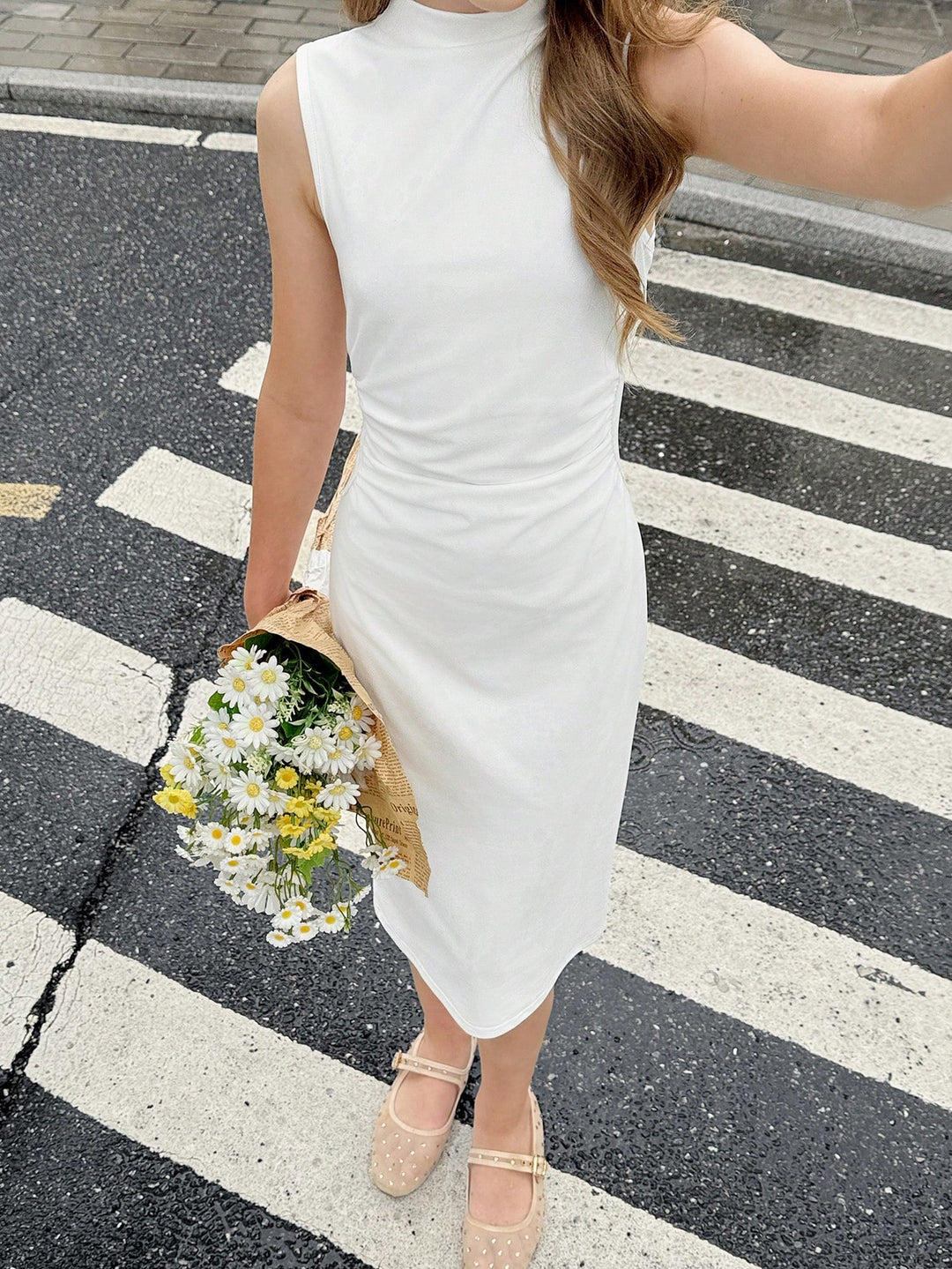 Rochie SHEIN, alb