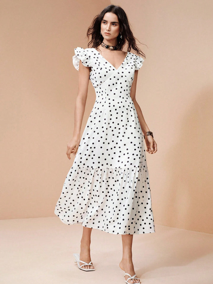 Rochie midi SHEIN, alb