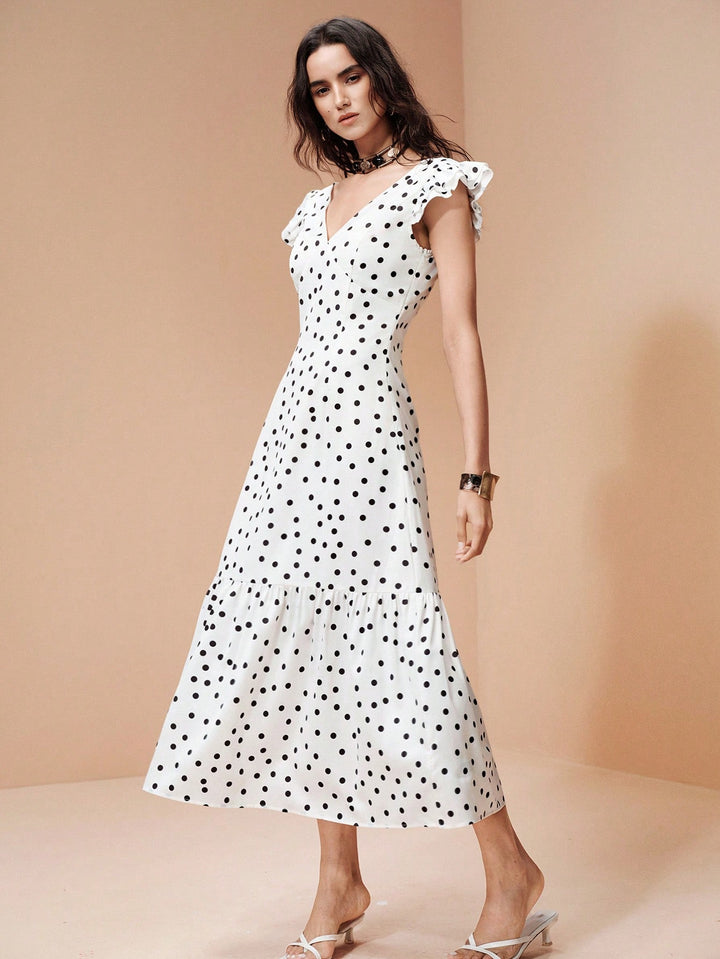 Rochie midi SHEIN, alb