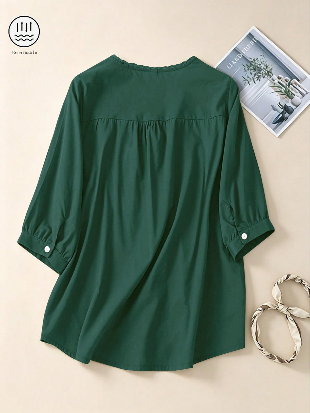 Bluză SHEIN, verde