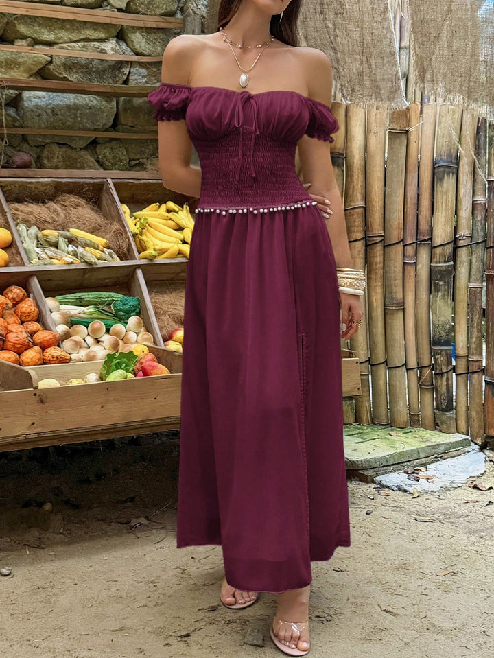 Rochie maxi SHEIN, vișiniu