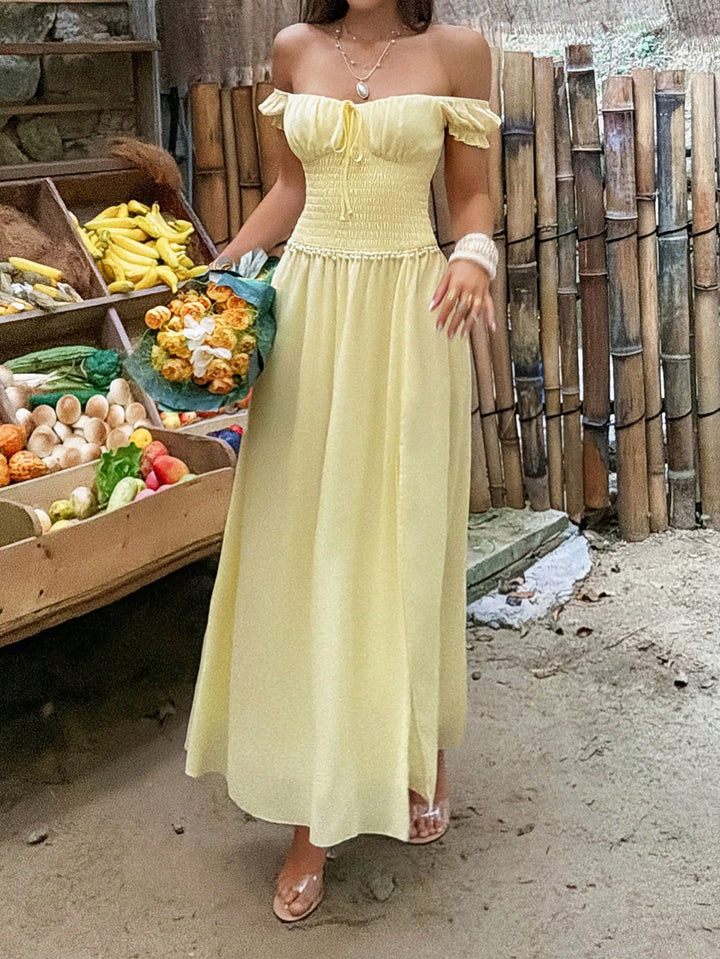 Rochie maxi SHEIN, galben