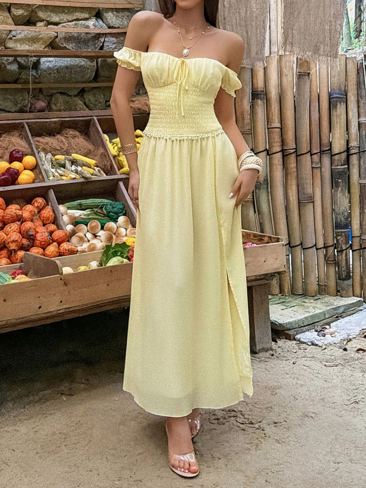 Rochie maxi SHEIN, galben