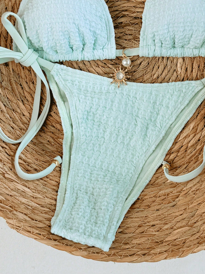 Set bikini SHEIN, albastru