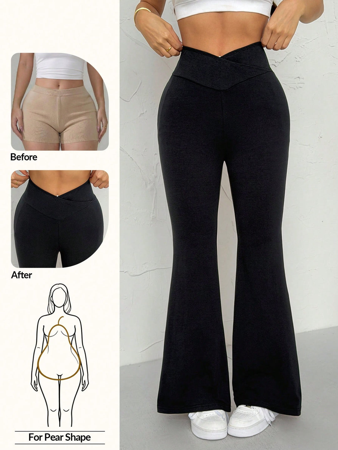 Pantaloni SHEIN, negru