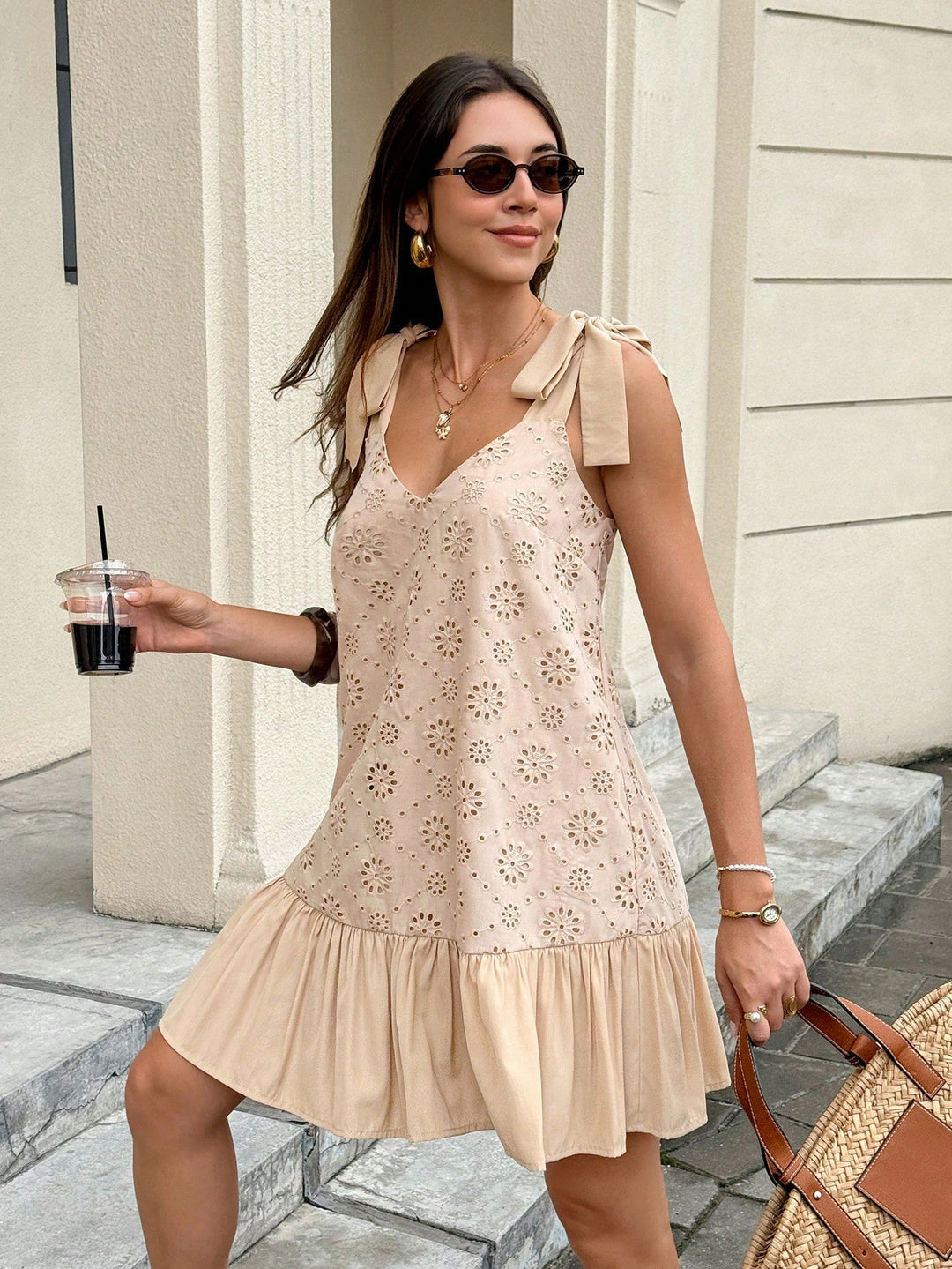 Rochie mini SHEIN, portocaliu