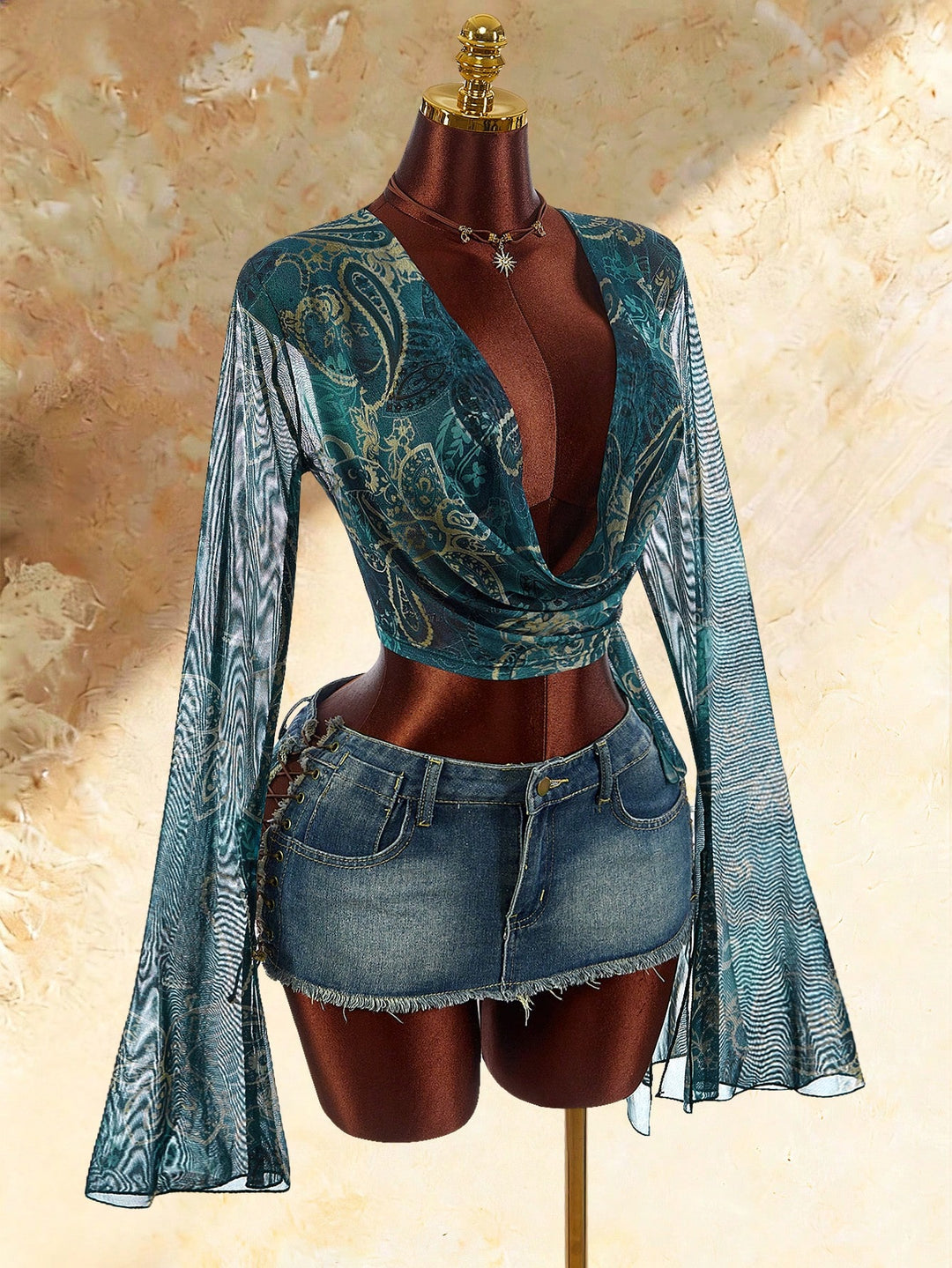 Top SHEIN, albastru