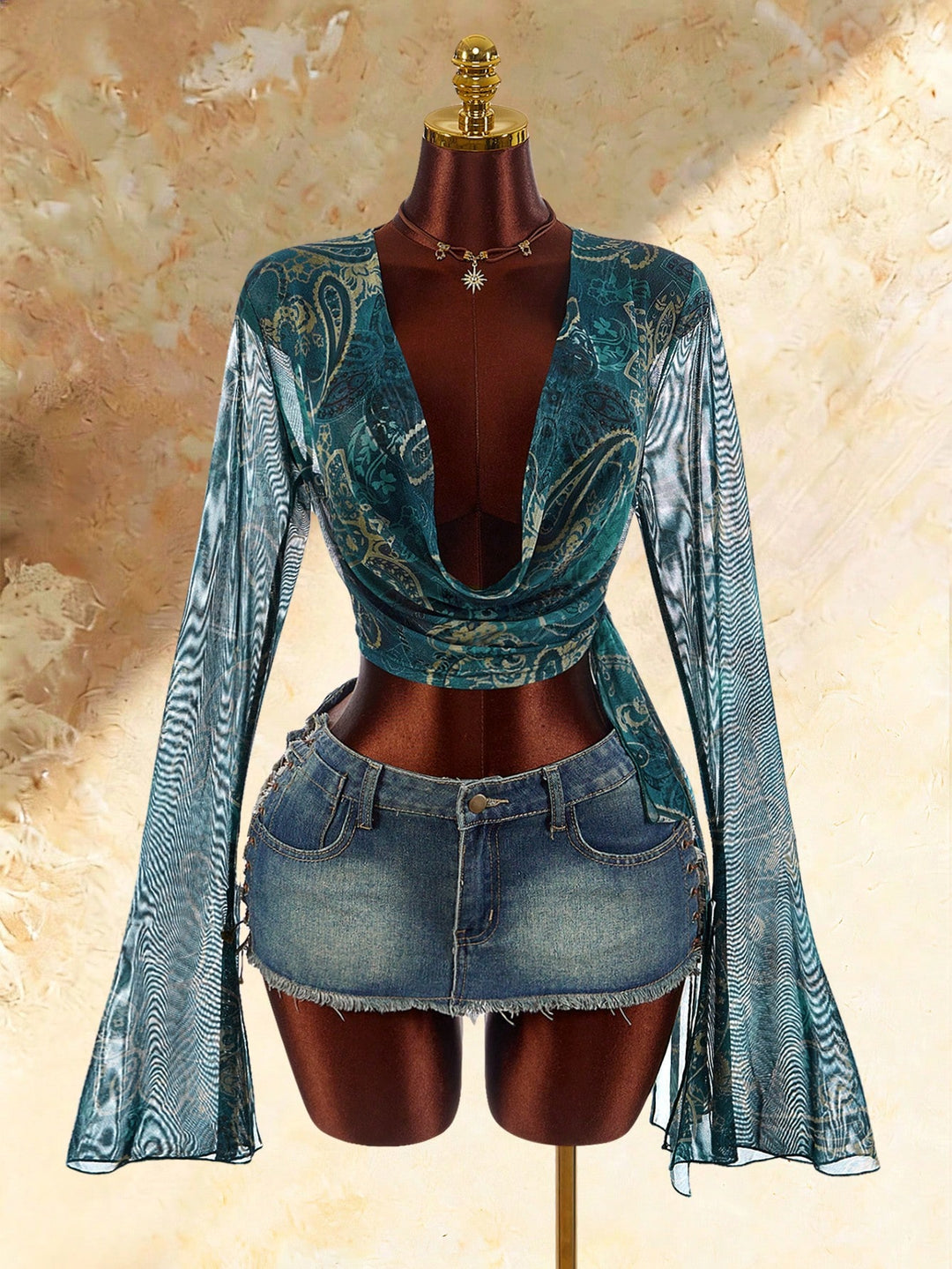 Top SHEIN, albastru