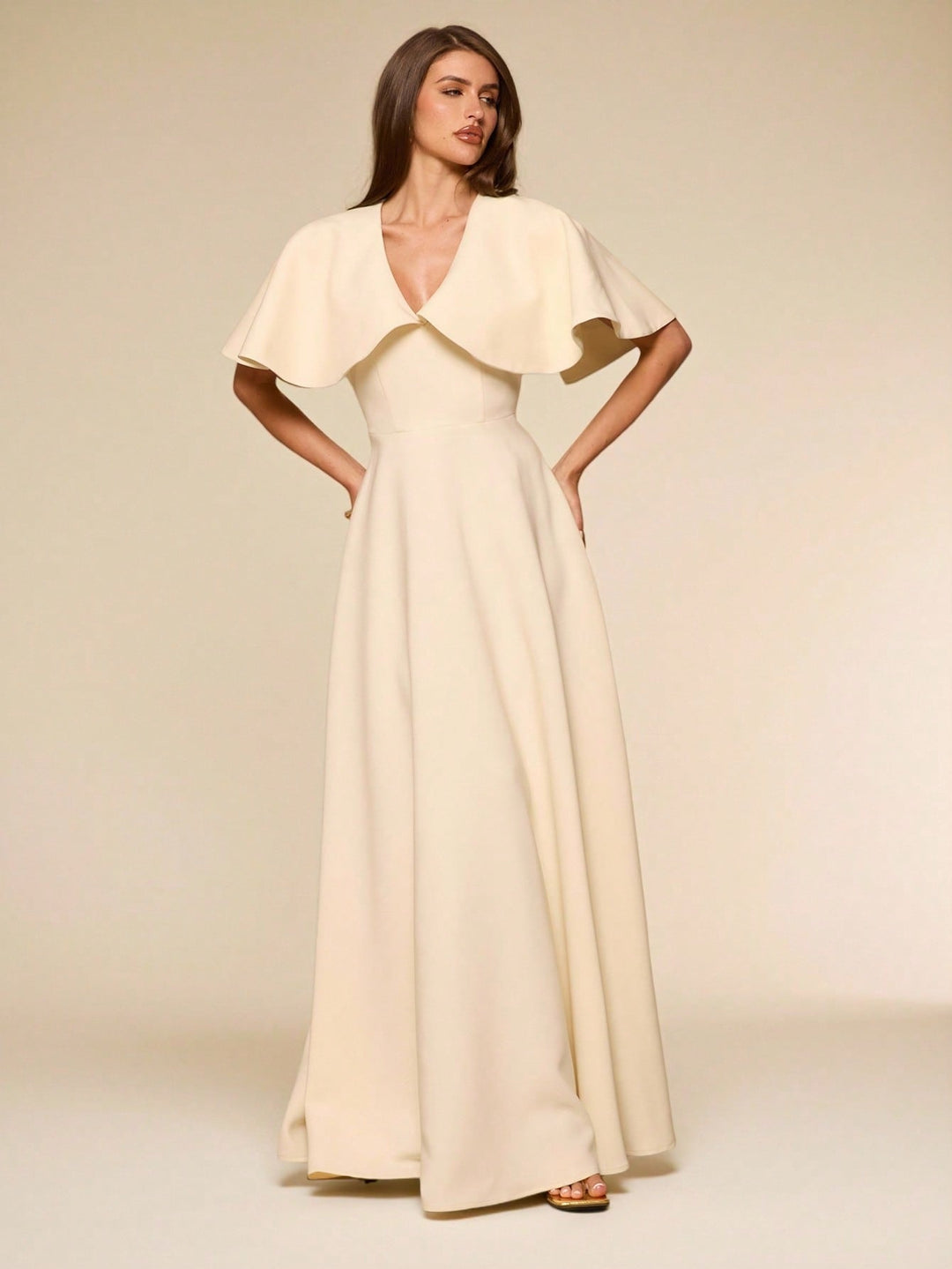 Rochie maxi SHEIN, portocaliu