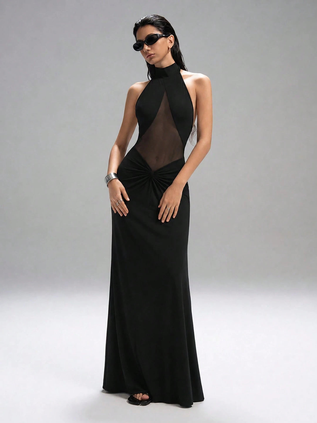 Rochie maxi SHEIN, negru