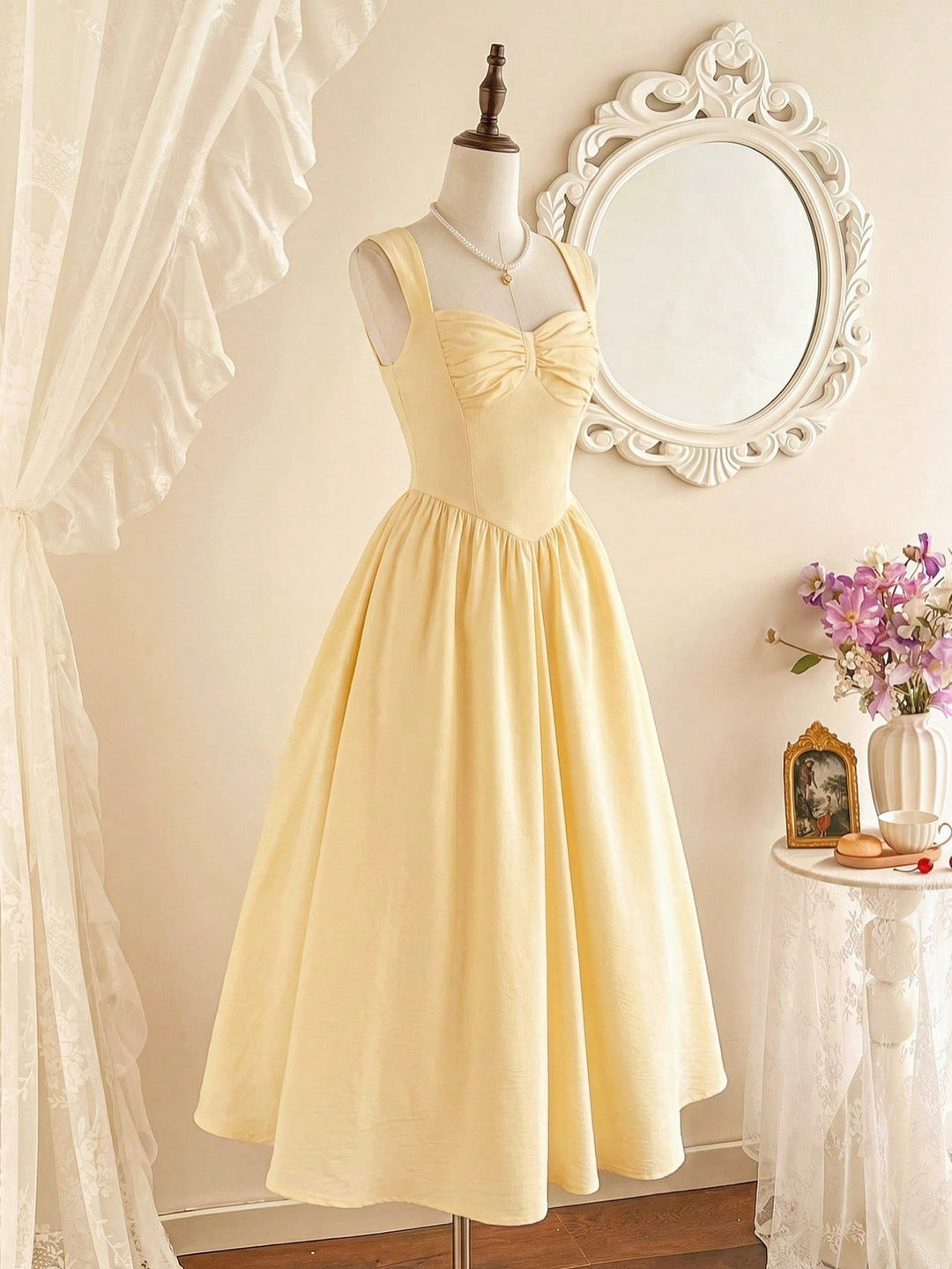 Rochie maxi SHEIN, galben