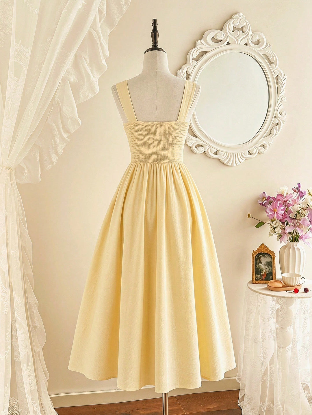 Rochie maxi SHEIN, galben