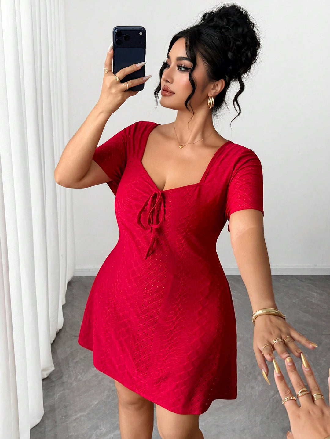 Rochie SHEIN, vișiniu