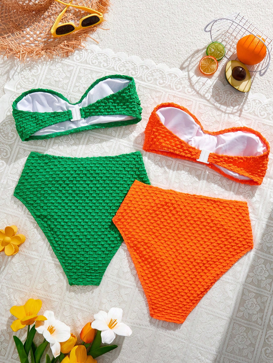 Set bikini SHEIN, mix culori
