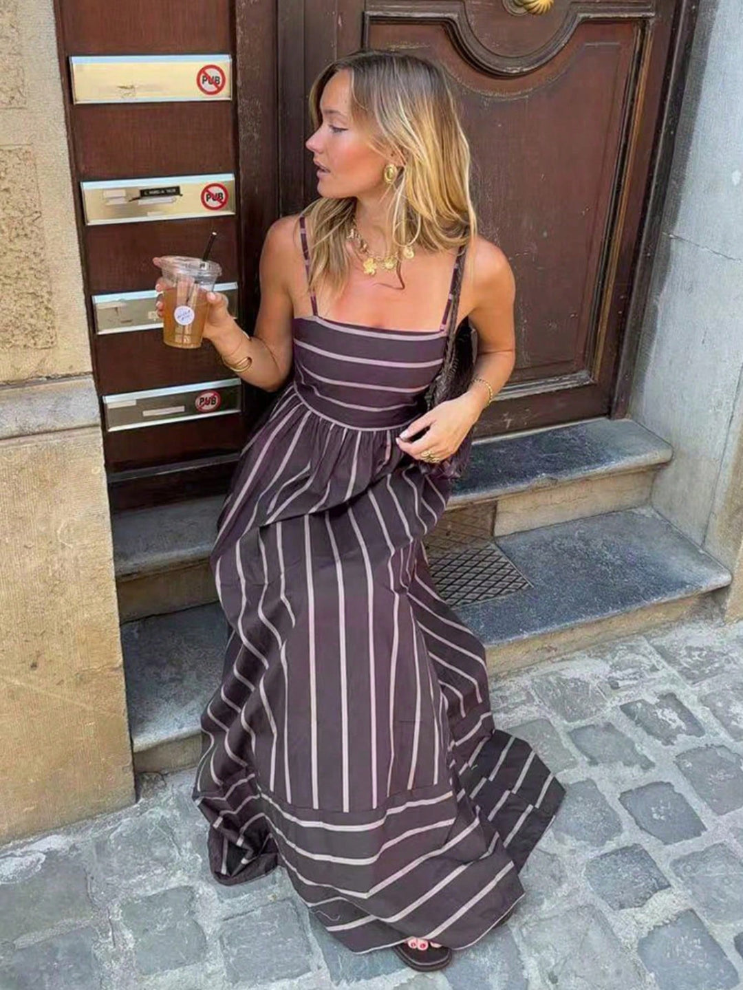 Rochie maxi SHEIN, mix culori
