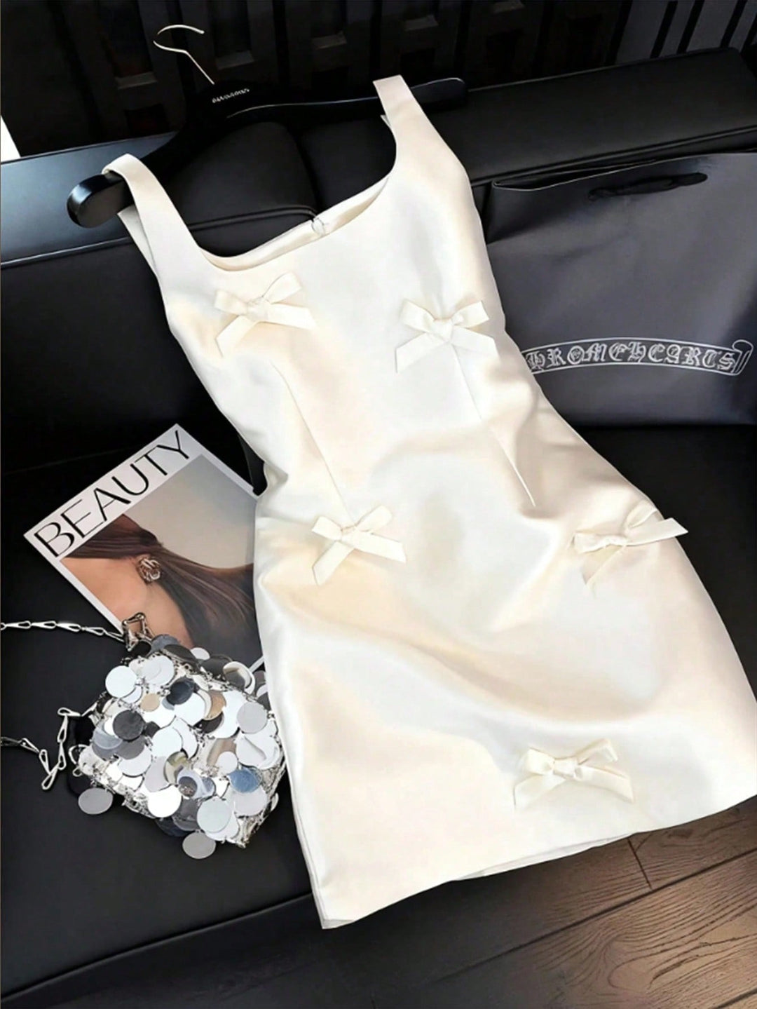 Rochie scurtă SHEIN, alb