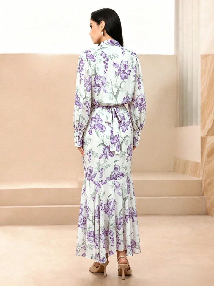 Rochie maxi SHEIN, mix culori