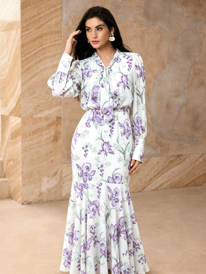 Rochie maxi SHEIN, mix culori