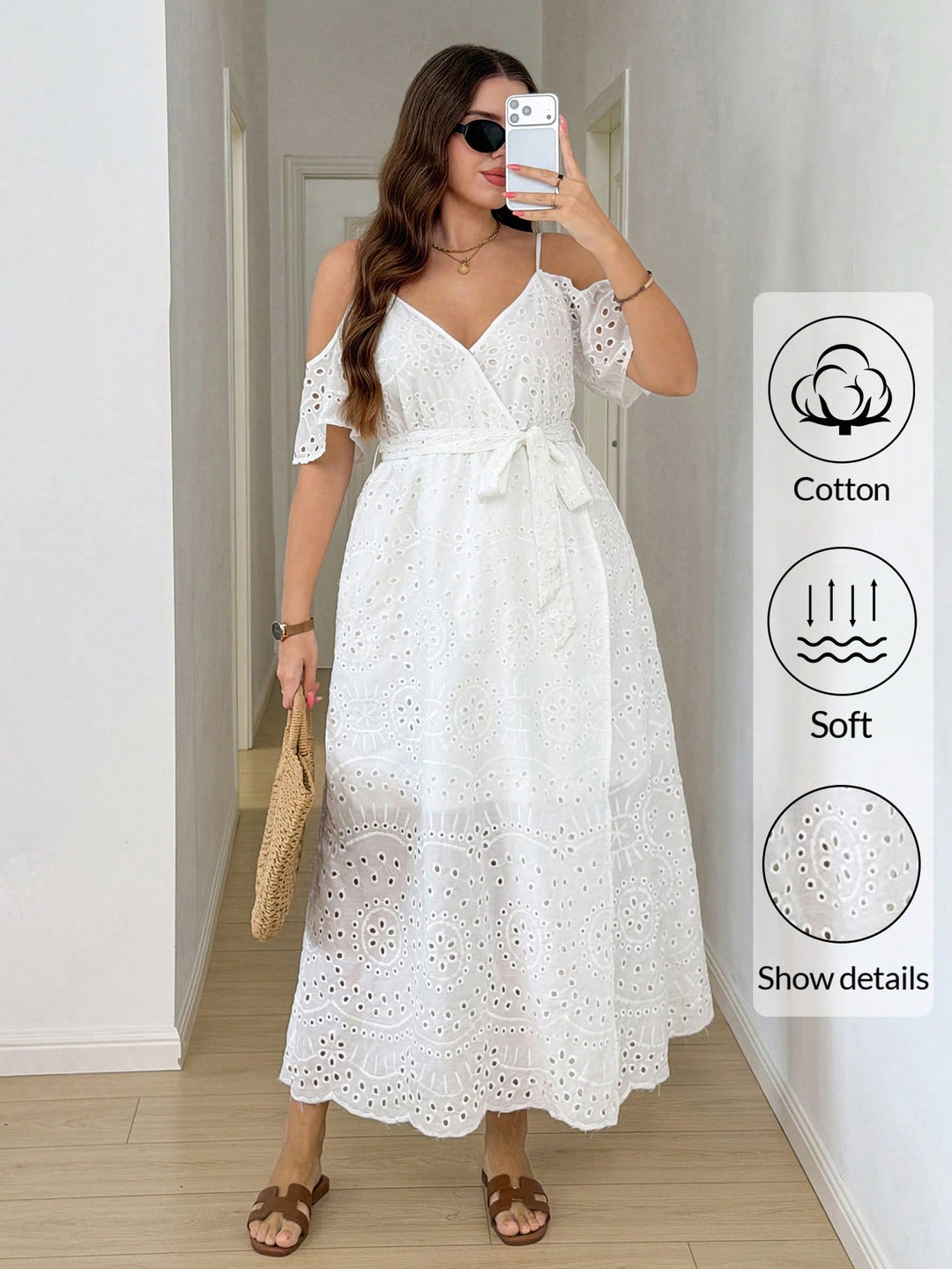 Rochie SHEIN, alb