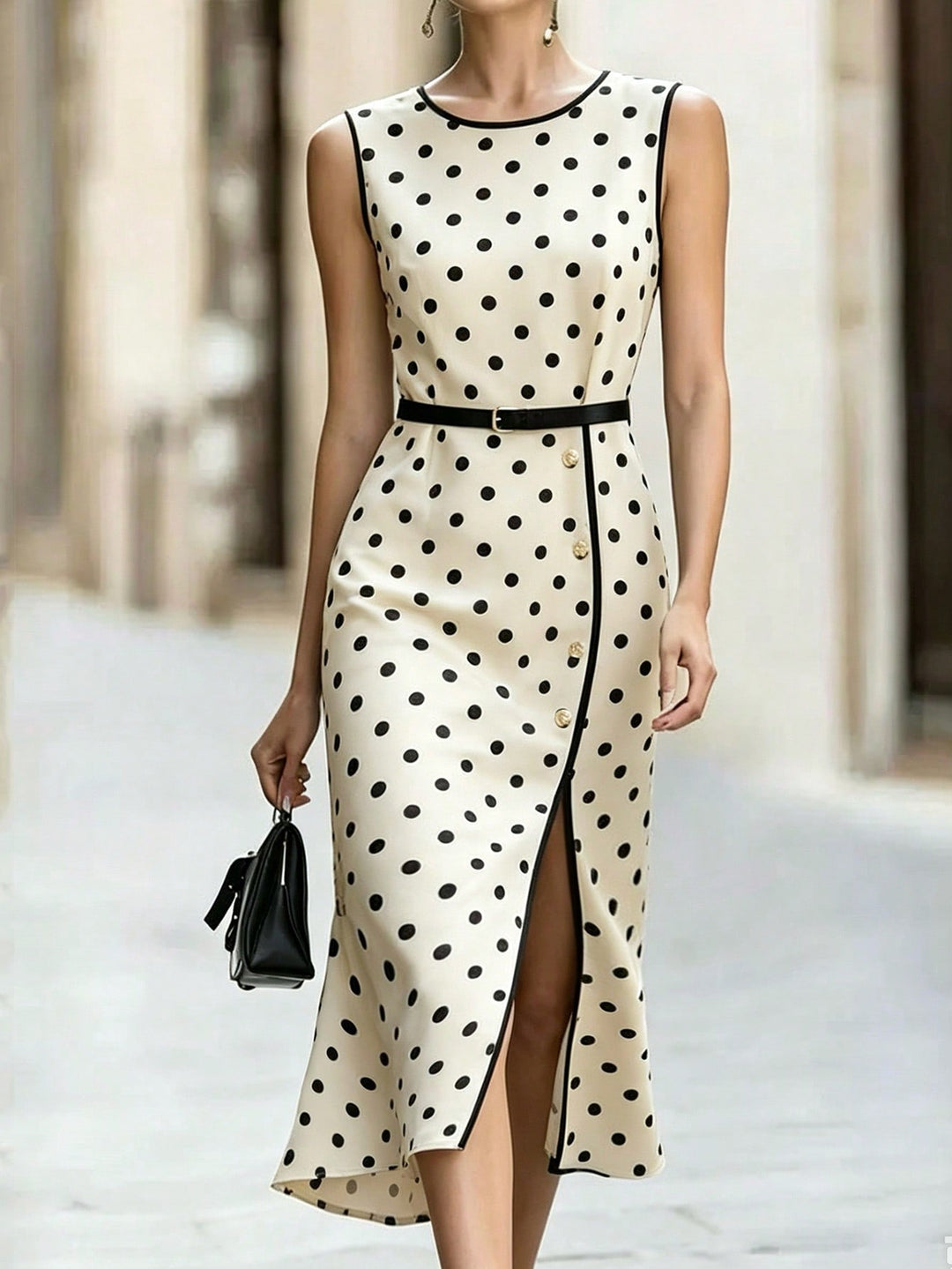 Rochie midi SHEIN, alb