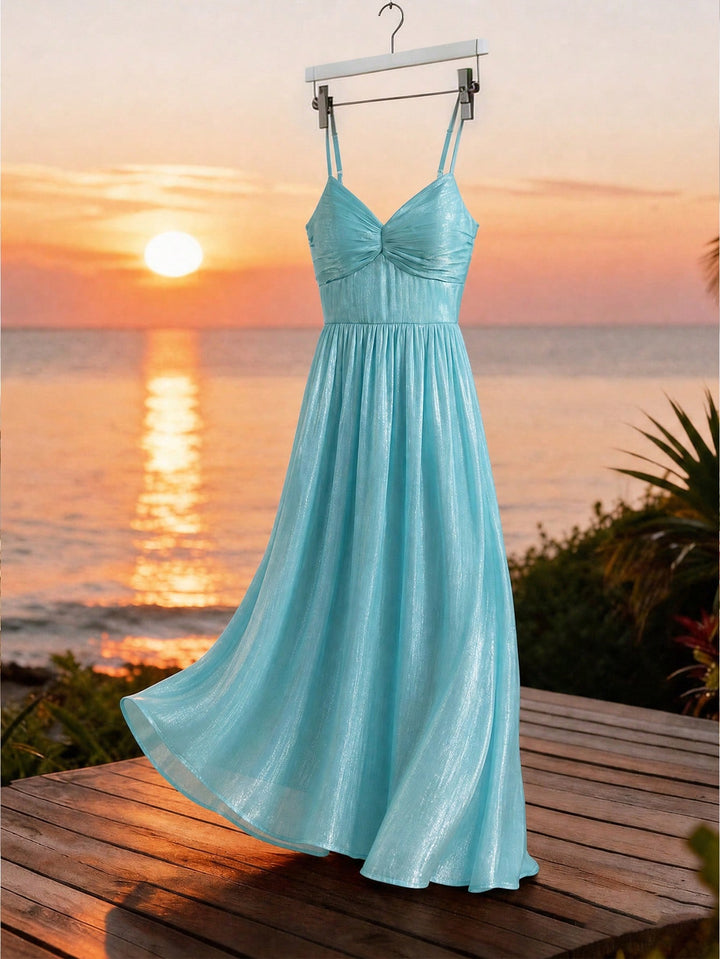 Rochie maxi SHEIN, albastru