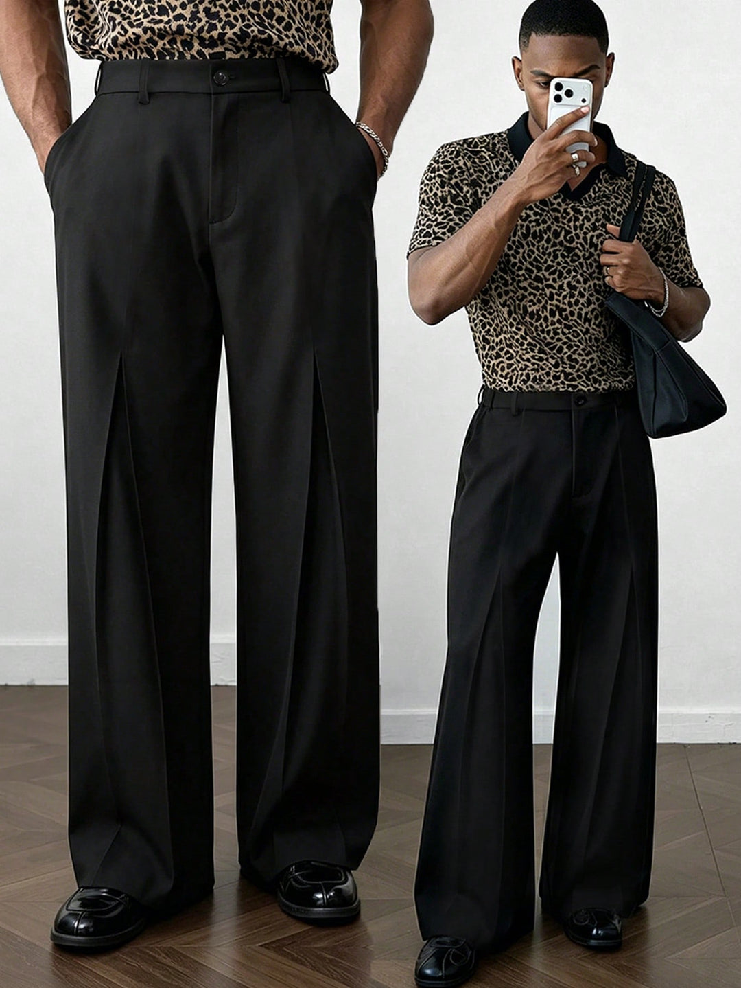 Pantalon SHEIN, negru
