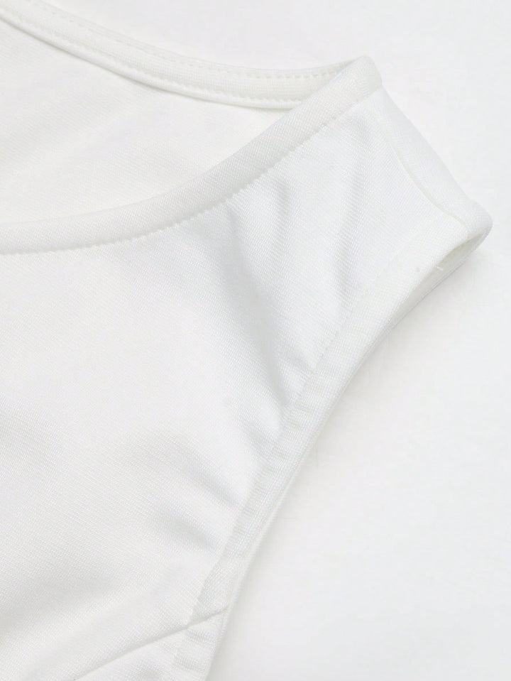 Rochie scurtă SHEIN, alb