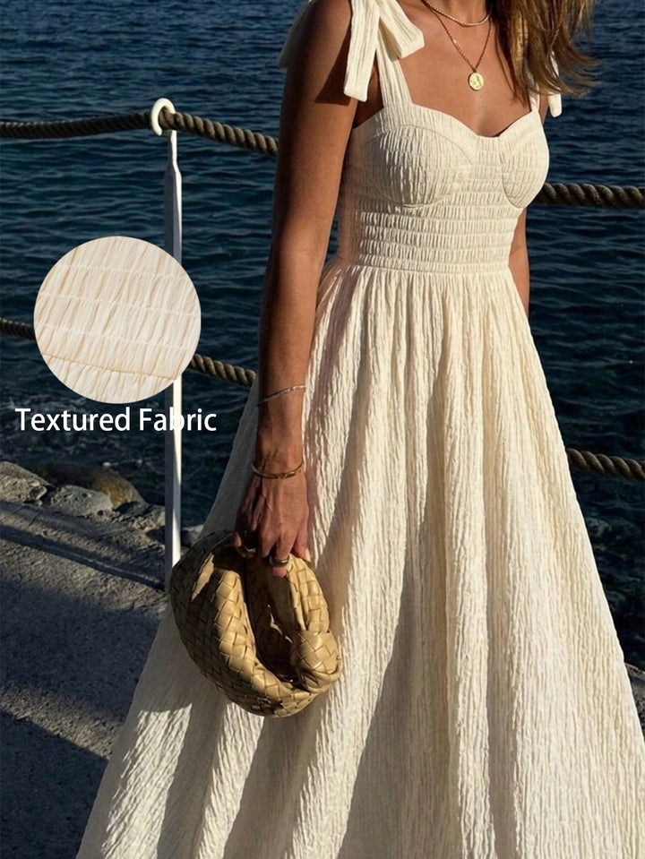 Rochie maxi SHEIN, bej