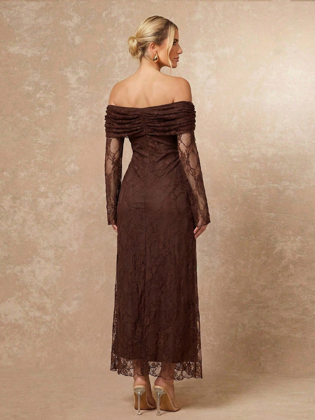 Rochie maxi SHEIN, maro