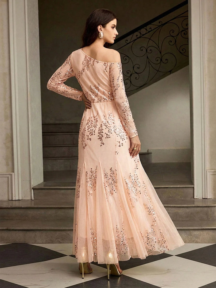 Rochie de ocazie SHEIN, crem