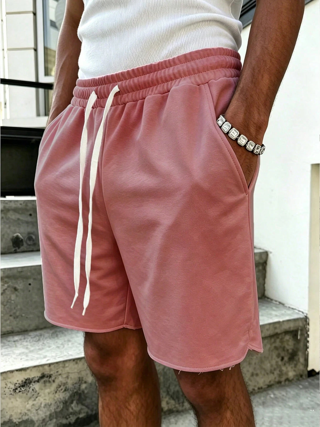 Pantaloni scurți SHEIN, roz