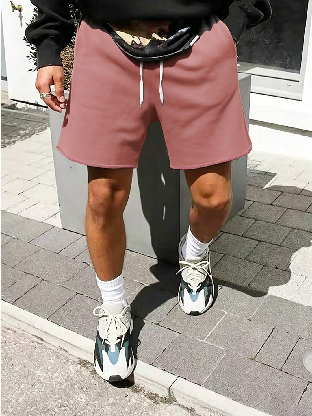 Pantaloni scurți SHEIN, roz