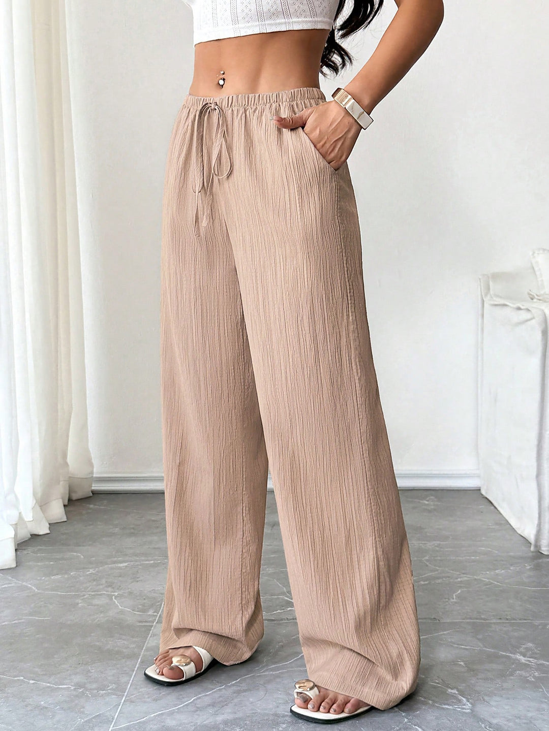 Pantaloni SHEIN, bej
