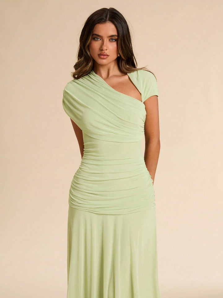 Rochie maxi damă SHEIN, verde, mărimea XS