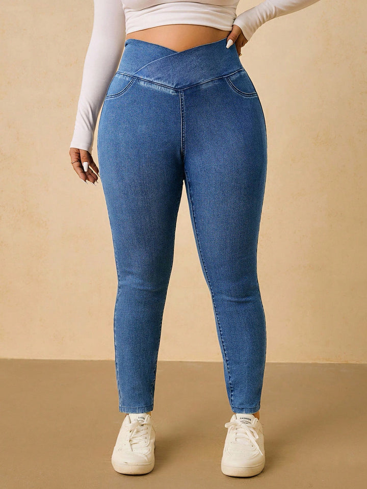 Jeans SHEIN, albastru