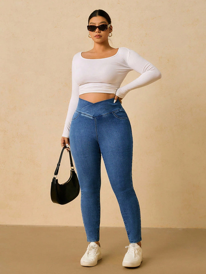 Jeans SHEIN, albastru