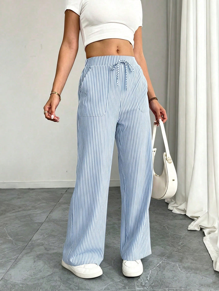 Pantaloni SHEIN, albastru