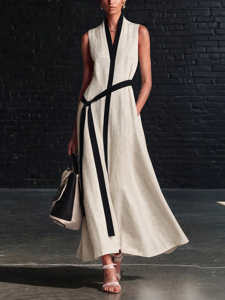 Rochie maxi SHEIN, bej