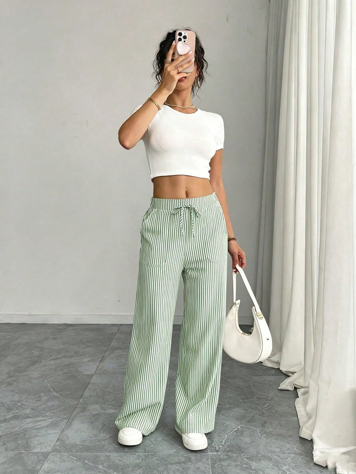 Pantaloni SHEIN, kaki