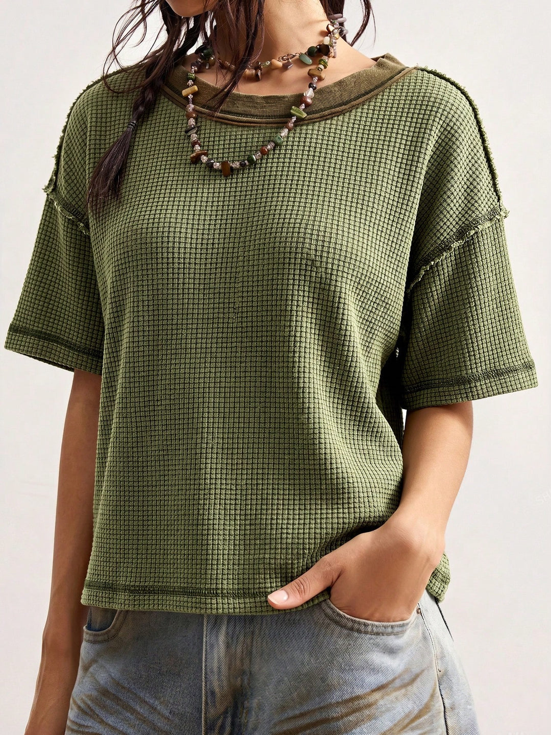 Tricou SHEIN, verde