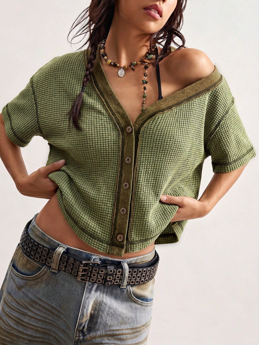 Tricou SHEIN, verde