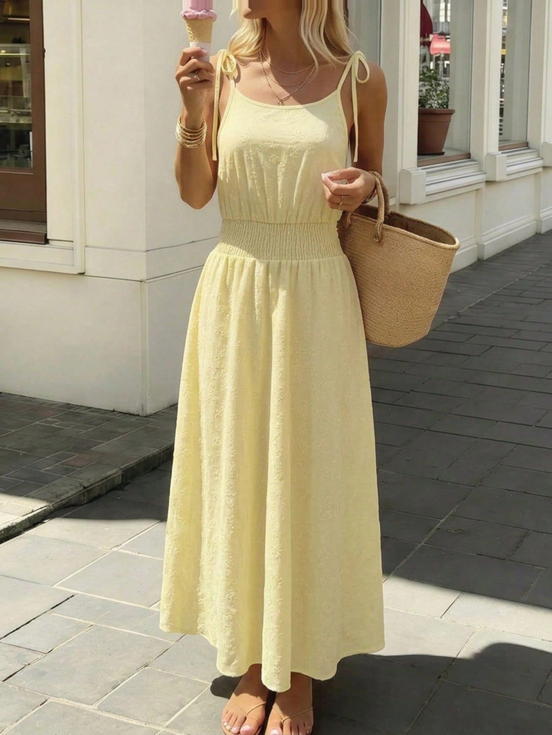Rochie maxi SHEIN, galben