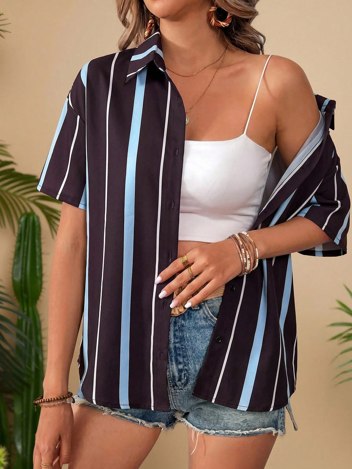 Cămașă casual SHEIN, mix culori